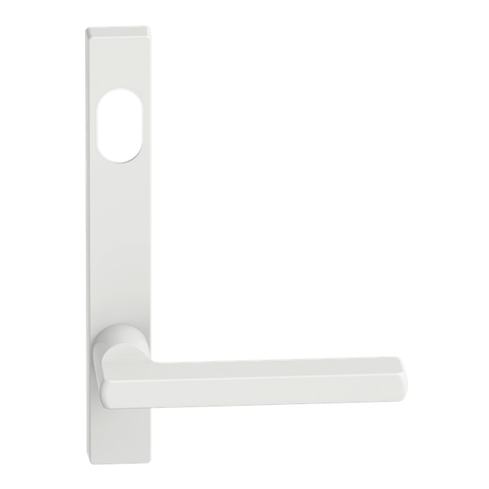 Narrow Plate Lever #33 Cylinder/Concealed WHT gallery detail image