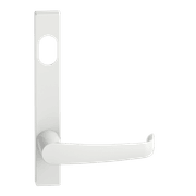 Narrow Plate Lever #37 Cylinder/Concealed WHT gallery detail image