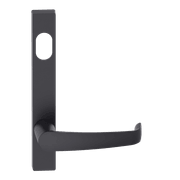 Narrow Plate Lever #37 Cylinder/Concealed BLK gallery detail image