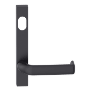 Narrow Plate Lever #38 Cylinder/Concealed BLK gallery detail image