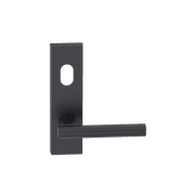 Rectangular Plate Lever #12 Cylinder/Concealed BLK gallery detail image