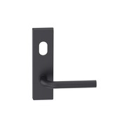 Rectangular Plate Lever #13 Cylinder/Concealed BLK gallery detail image