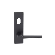Rectangular Plate Lever #14 Cylinder/Concealed BLK gallery detail image