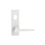 Rectangular Plate Lever #14 Cylinder/Concealed WHT gallery detail image