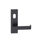 Rectangular Plate Lever #31 Cylinder/Concealed BLK gallery detail image