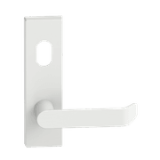 Rectangular Plate Lever #34 Cylinder/Concealed WHT gallery detail image