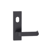 Rectangular Plate Lever #36 Cylinder/Concealed BLK gallery detail image