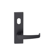 Rectangular Plate Lever #37 Cylinder/Concealed BLK gallery detail image
