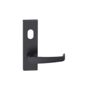 Rectangular Plate Lever #37 Cylinder/Concealed BLK gallery detail image