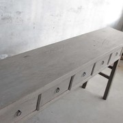 120 Year Old Elm Wood Console - Oscar and Mila gallery detail image