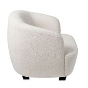 Area Curved Occasional Chair in Boucle gallery detail image