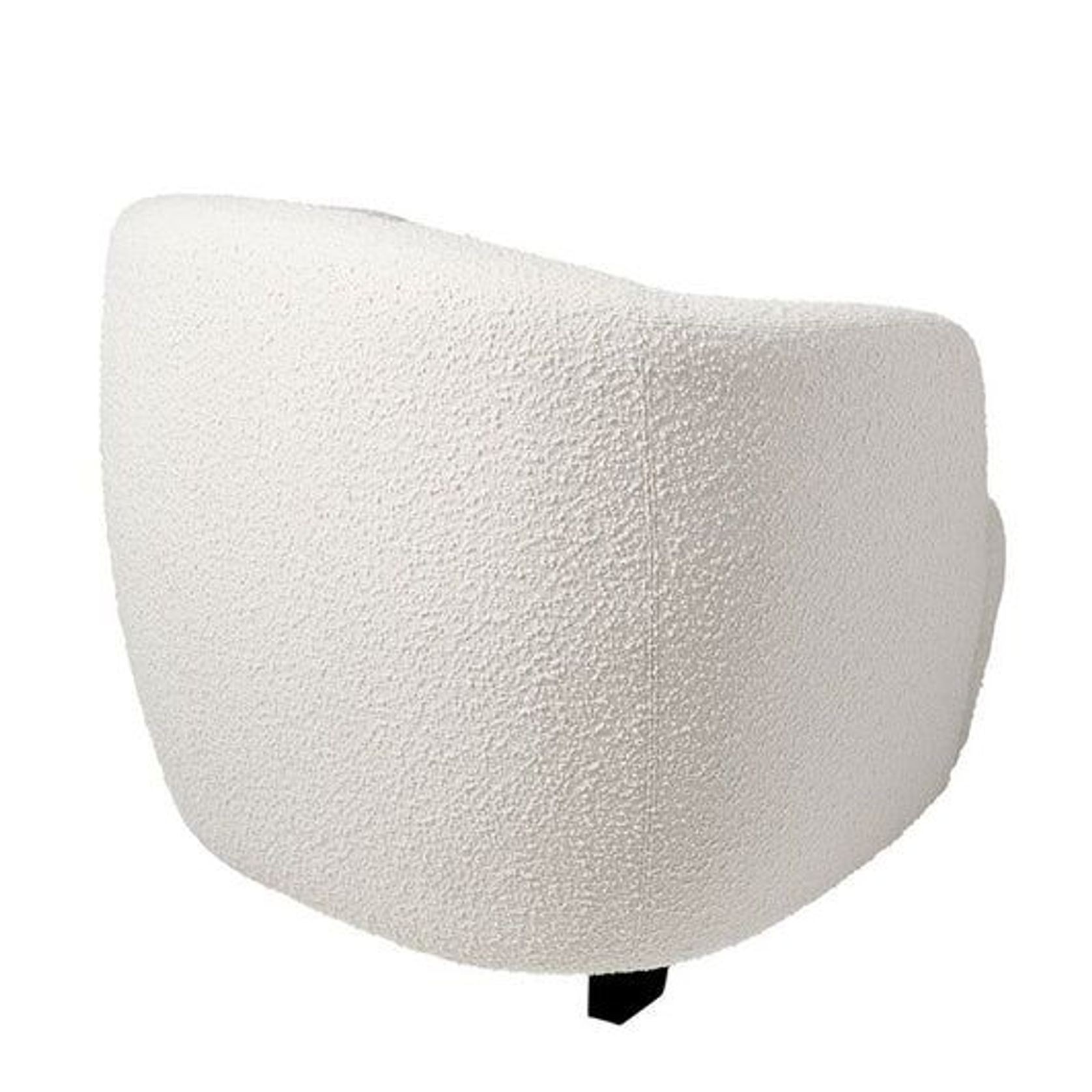 Area Curved Occasional Chair in Boucle gallery detail image