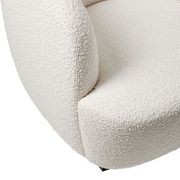 Area Curved Occasional Chair in Boucle gallery detail image