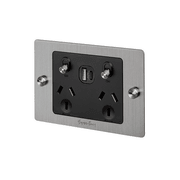 Buster+Punch 2 Socket USB A+C Outlet gallery detail image