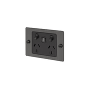 Buster+Punch 2 Socket USB A+C Outlet gallery detail image