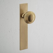Corston Poplar Long Plate Door Knob gallery detail image