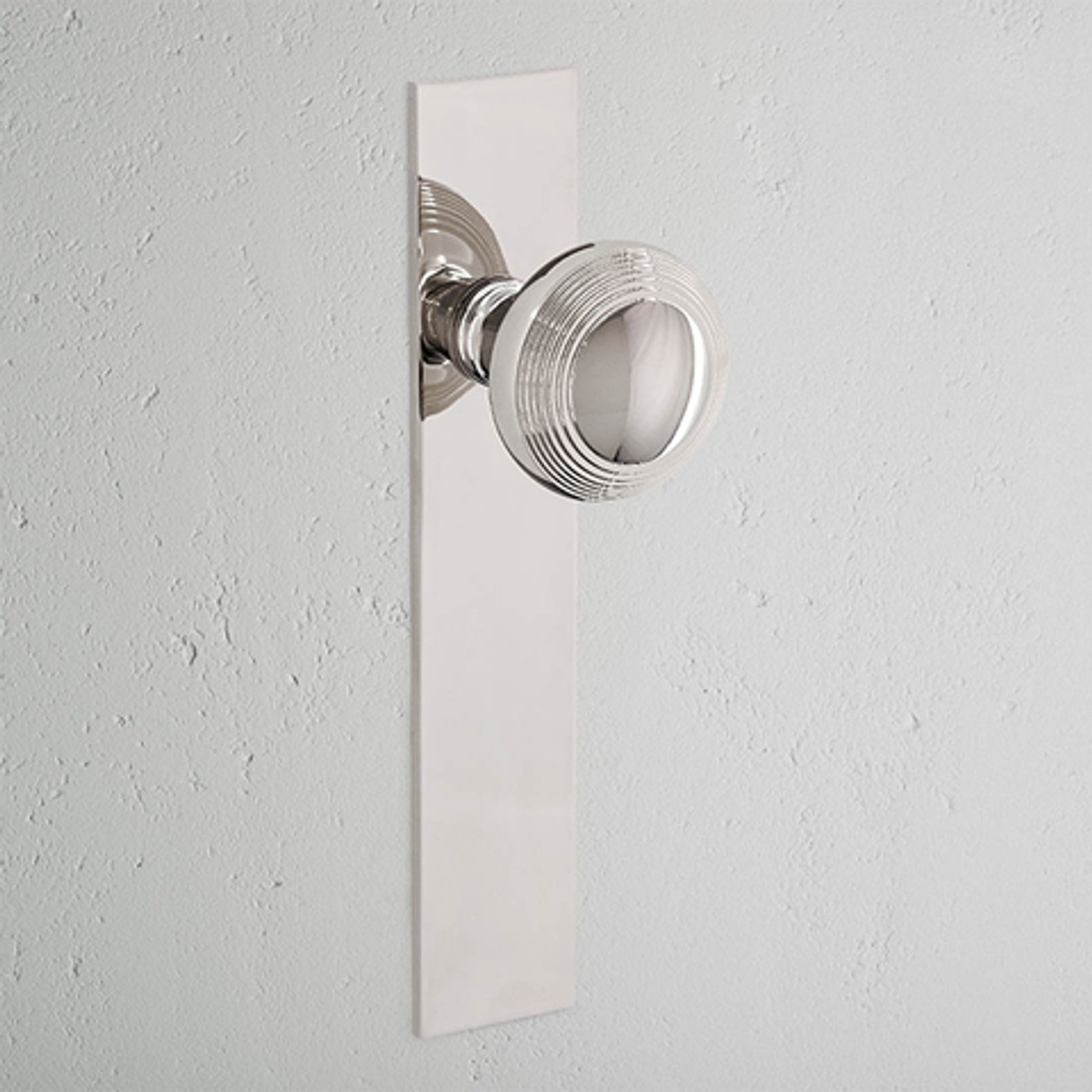 Corston Poplar Long Plate Door Knob gallery detail image