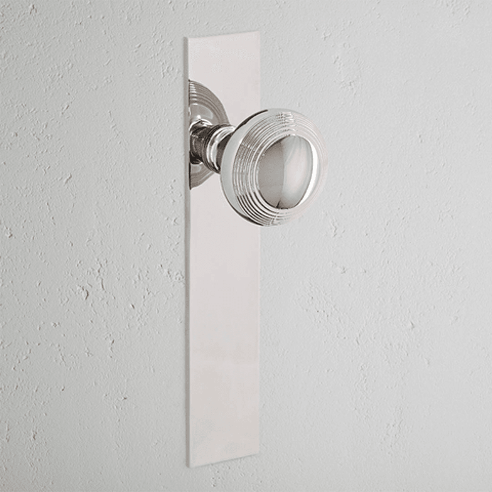 Corston Poplar Long Plate Door Knob gallery detail image