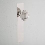 Corston Poplar Long Plate Door Knob gallery detail image