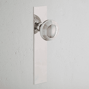 Corston Poplar Long Plate Door Knob gallery detail image