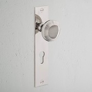 Corston Poplar Long Plate Door Knob gallery detail image