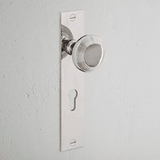 Corston Poplar Long Plate Door Knob gallery detail image