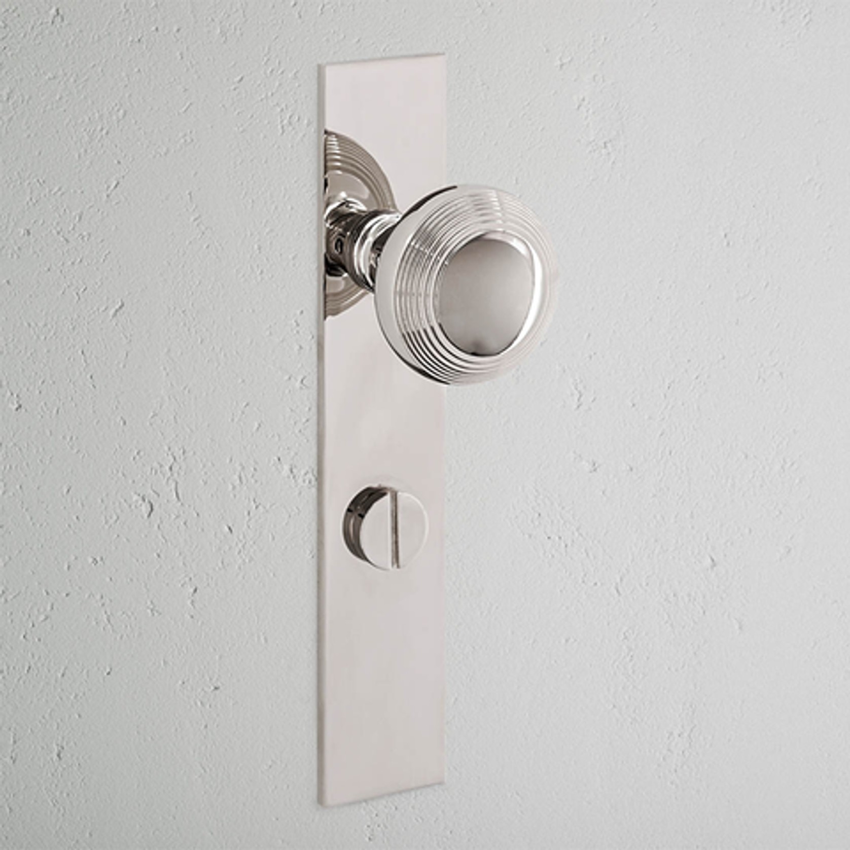 Corston Poplar Long Plate Door Knob gallery detail image