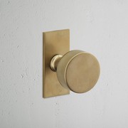 Corston Onslow Short Plate Knob gallery detail image