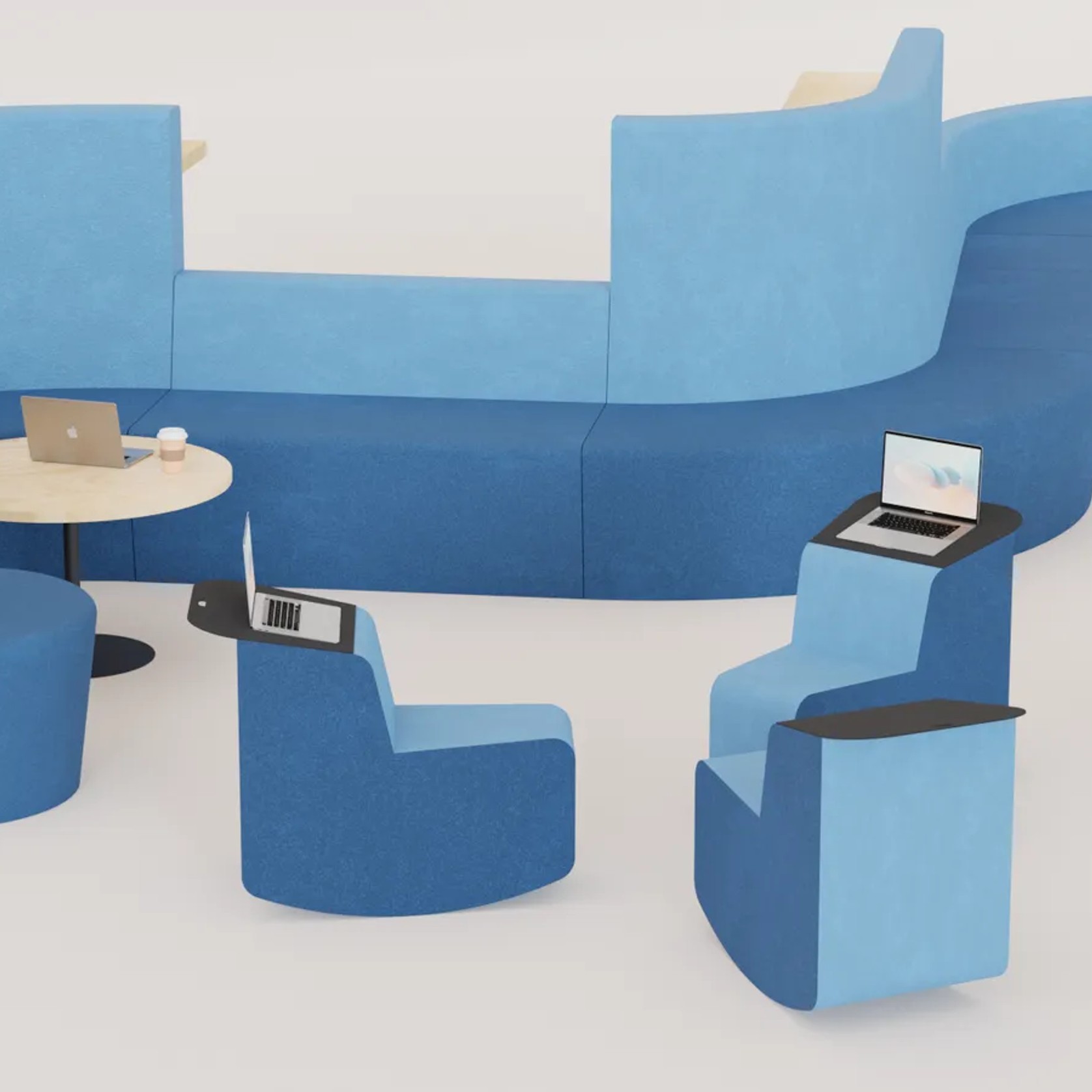 Softscape and Ottoman Seating by Lundia gallery detail image