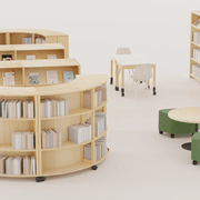 Library Shelving by Lundia gallery detail image