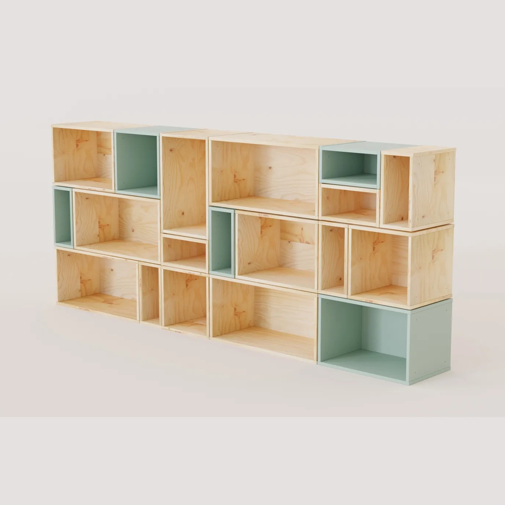 Eco Box Cube Storage by Lundia gallery detail image