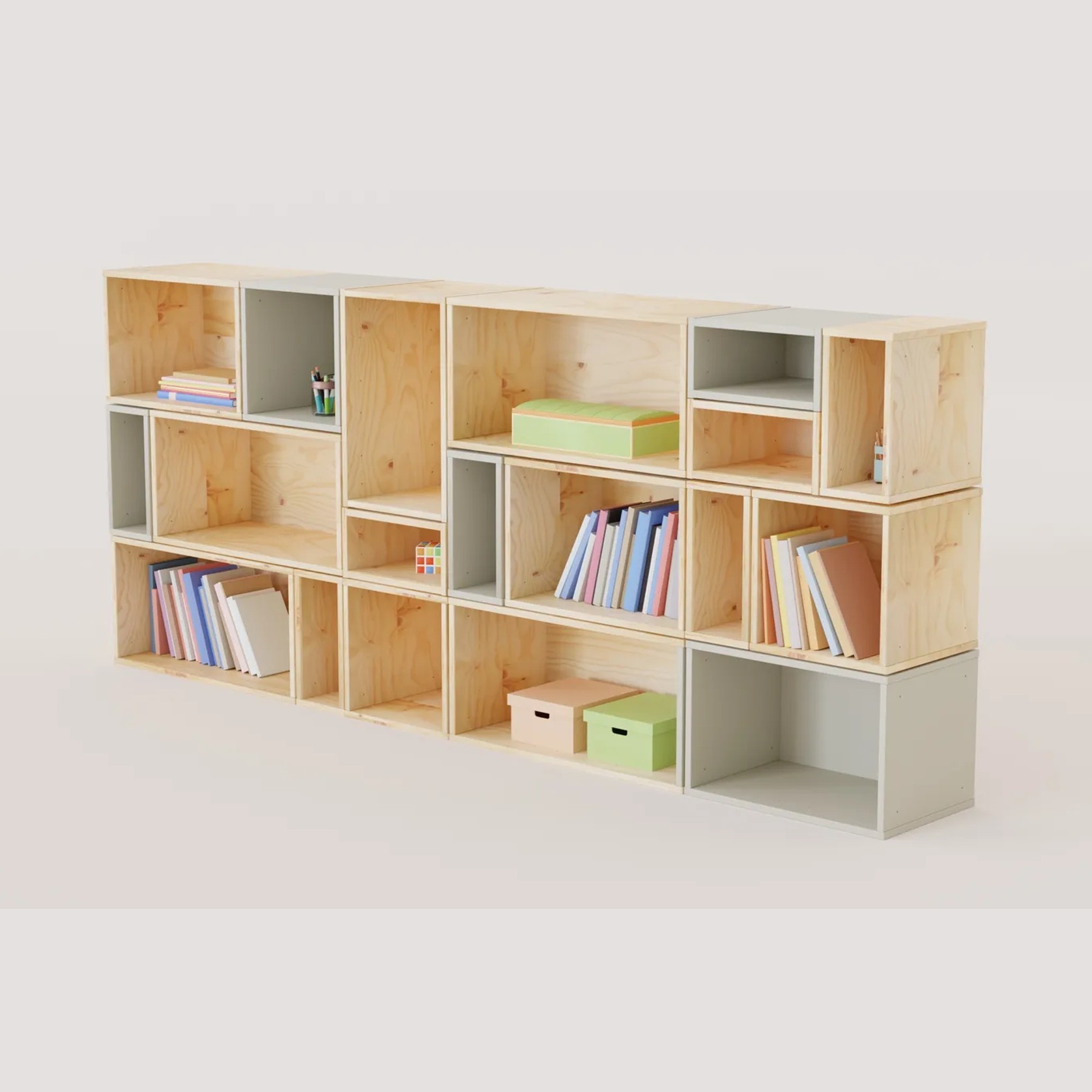 Eco Box Cube Storage by Lundia gallery detail image