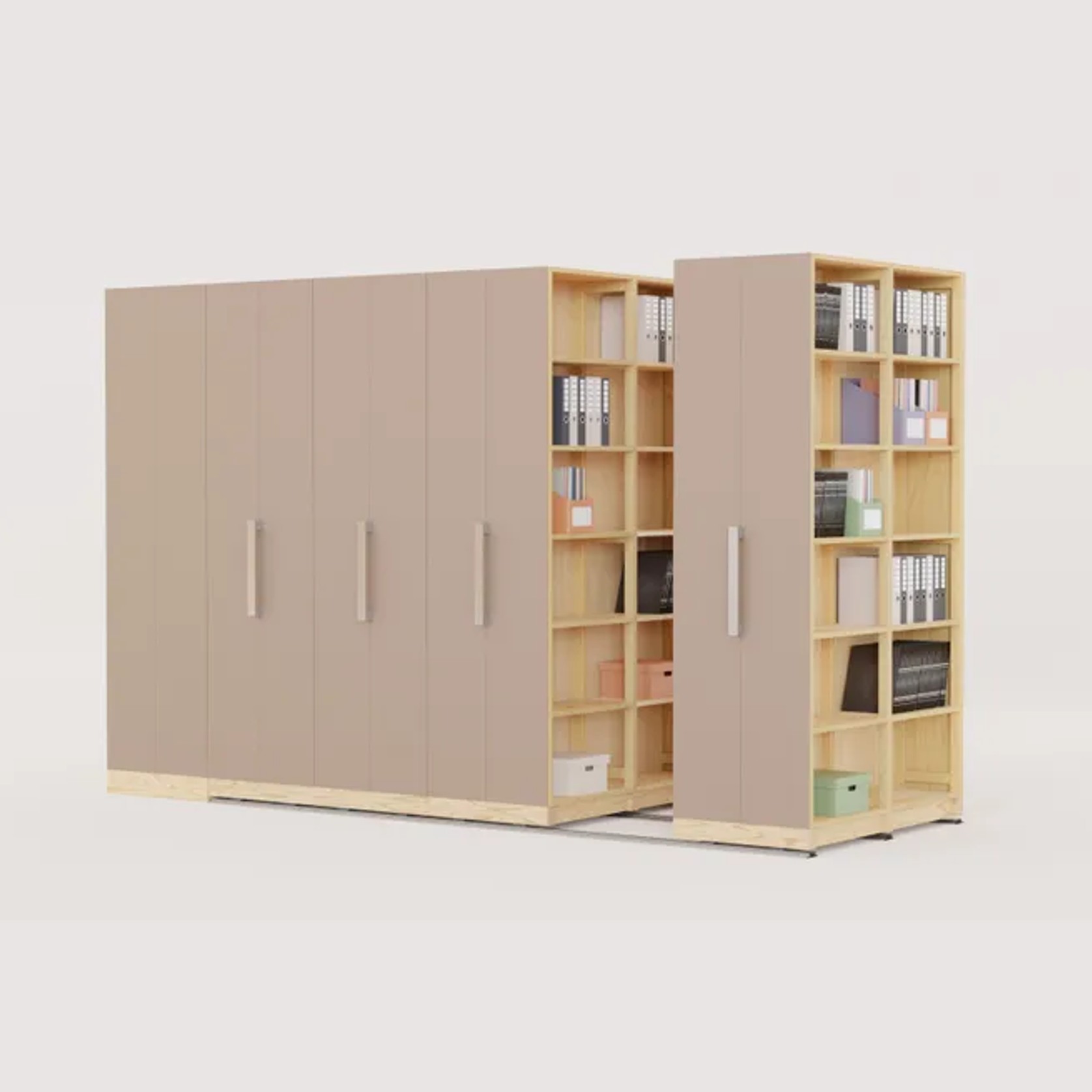 Manual Mobile Shelving by Lundia gallery detail image
