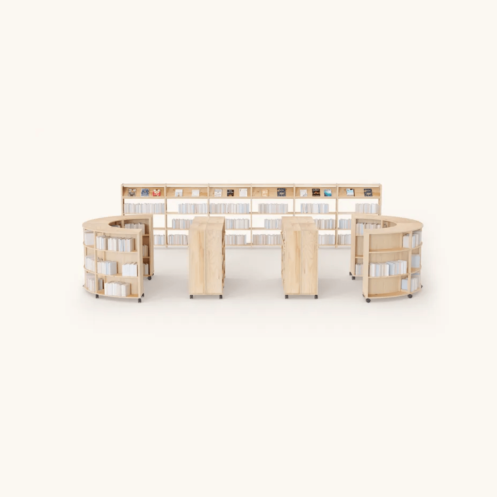 Library Shelving by Lundia gallery detail image