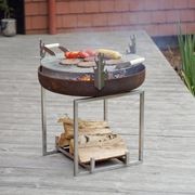 ALFRED RIESS Hekla Steel Fire Pit - Medium gallery detail image