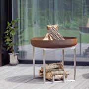 ALFRED RIESS Hekla Steel Fire Pit - Medium gallery detail image
