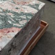 Block Coffee Table - Seasonal Pink Marble - Small | Natural Stone Co. gallery detail image