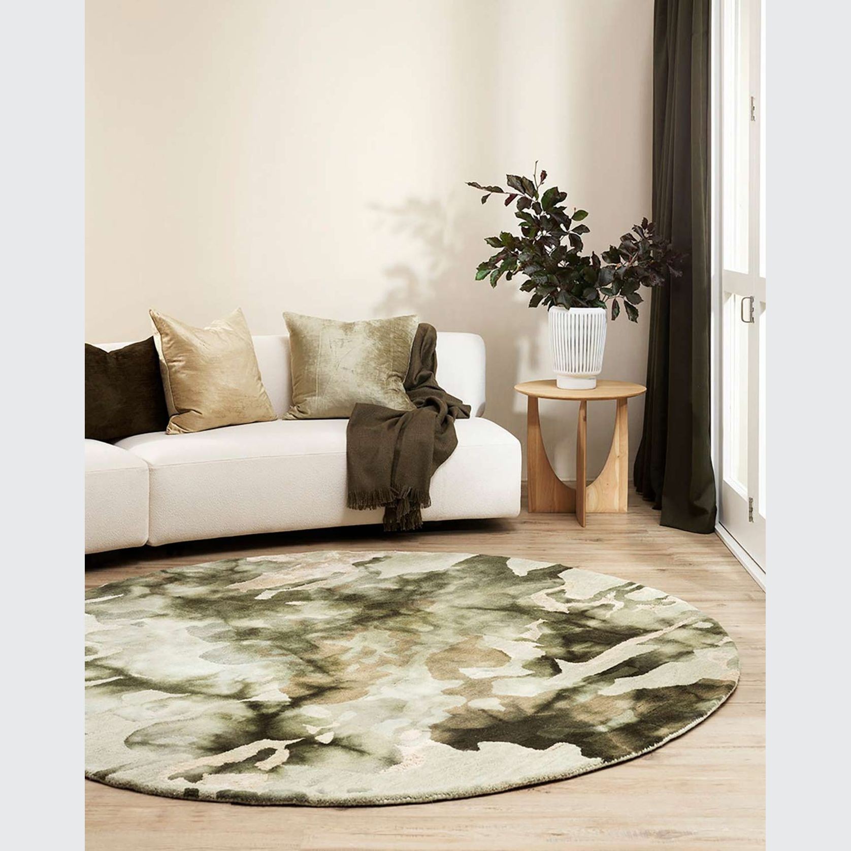 Baya Fayette Floor Rug - Round gallery detail image