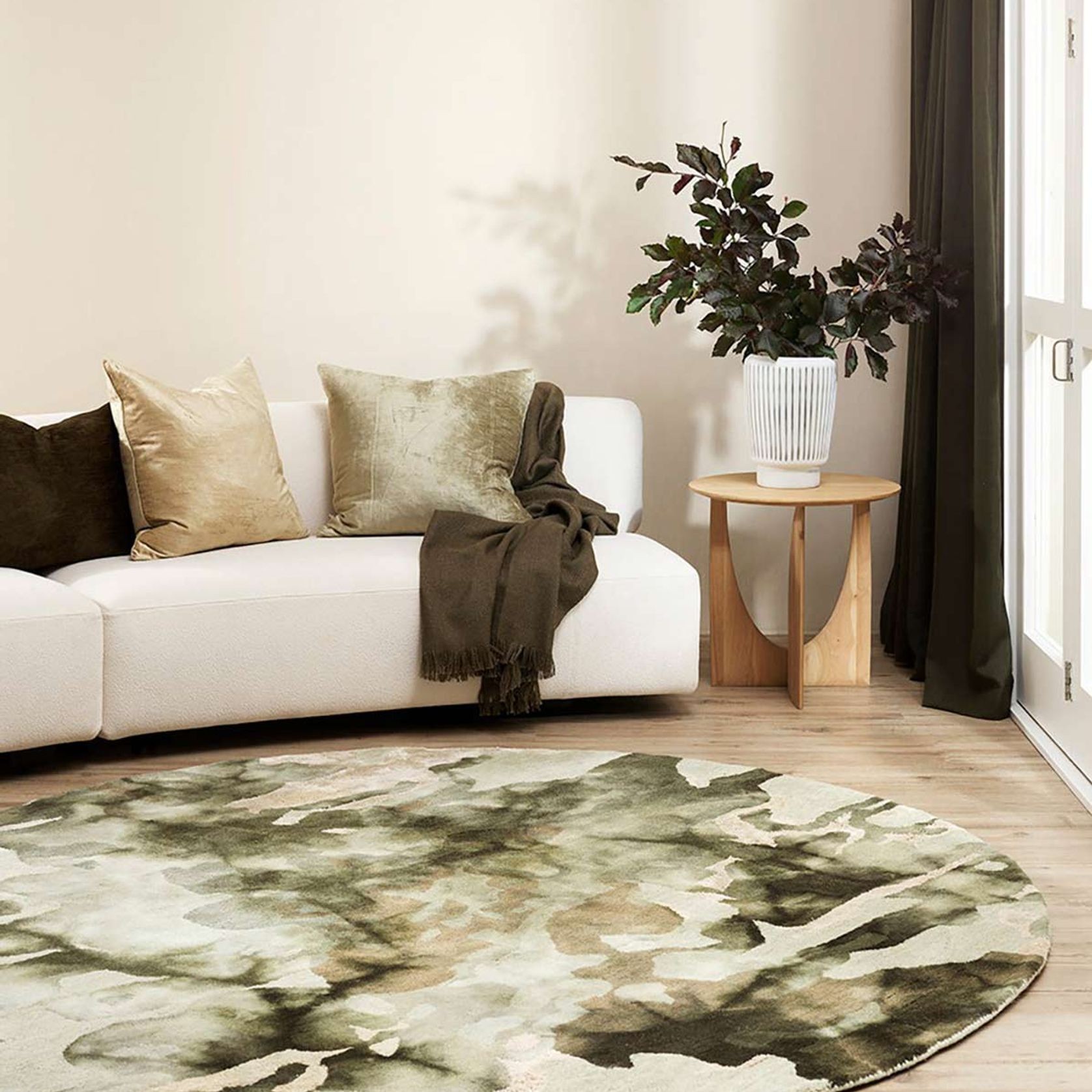 Baya Fayette Floor Rug - Round gallery detail image