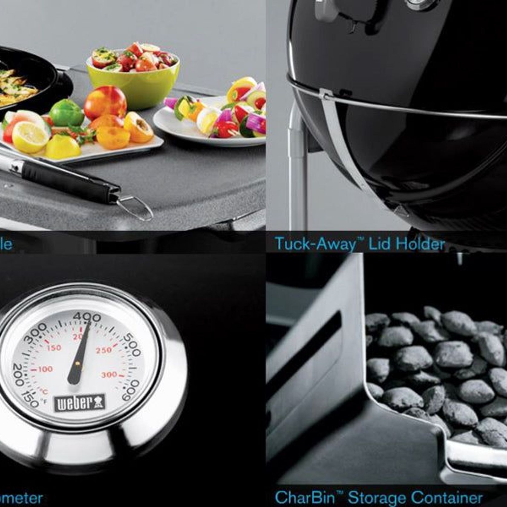 Weber Performer Premium Kettle With GBS Grill gallery detail image