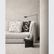 Baya Oscari Cushion - Black | Woven Abstract Design gallery detail image