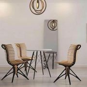 Fish Bone Designed Dining/Study Chair gallery detail image