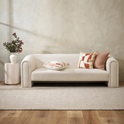 Baya Flaxmill Handwoven Linen Cushion - Clay | Two Sizes gallery detail image