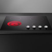 Electric Cooktop, 60cm, Black Glass gallery detail image