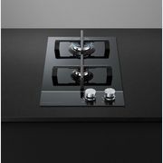 Gas on Glass Cooktop, 30cm, Black Glass gallery detail image