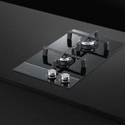 Gas on Glass Cooktop, 30cm, Black Glass gallery detail image