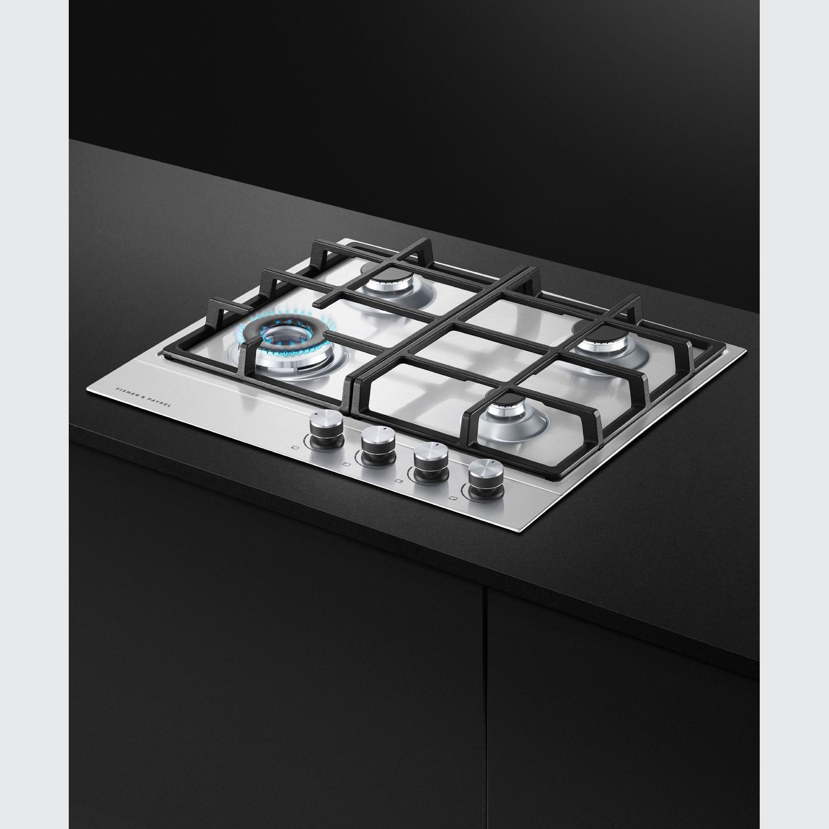 Gas on Steel Cooktop, 60cm, Stainless Steel gallery detail image