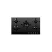 Gas on Glass Cooktop, 90cm, Black Glass gallery detail image