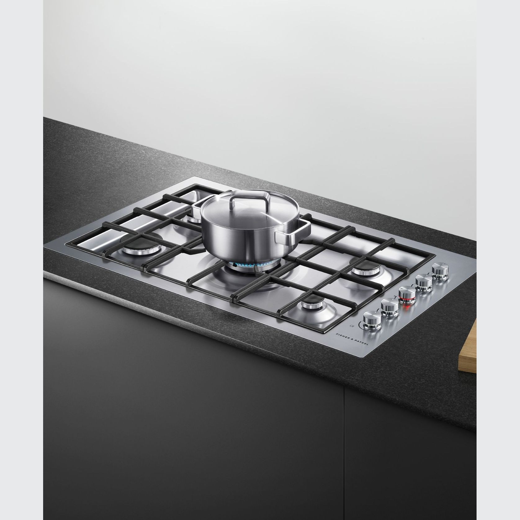 Gas on Steel Cooktop, 90cm, Flush Fit, LPG gallery detail image