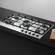 Gas on Steel Cooktop, 90cm, Stainless Steel gallery detail image